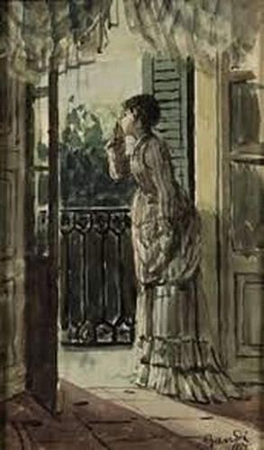 Donna alla finestra